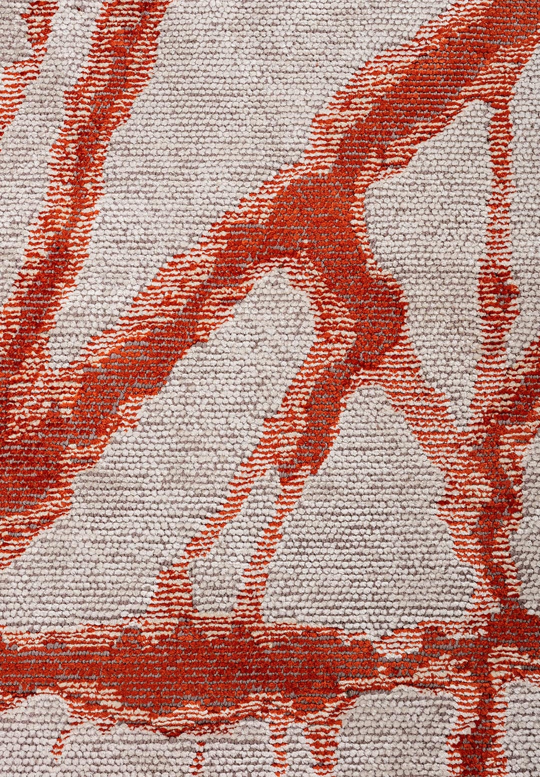 Crack Rust - Bone Rug