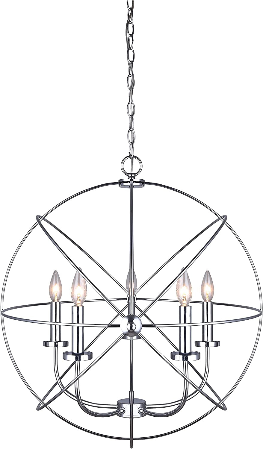 Canarm ICH282B05ORB25 Sumerside 5 Light Chandelier, Oil Rubbed Bronze Ceiling Lights Chandeliers Lighting & Ceiling Fans Tools & Home Improvement