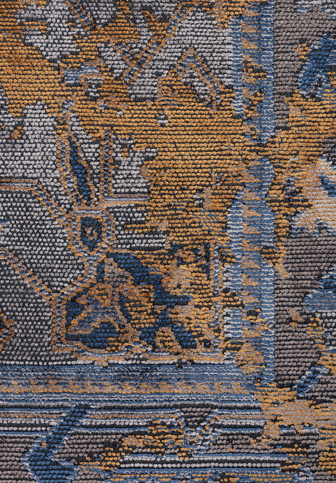 Emperor Mustard – Dark Grey Rug