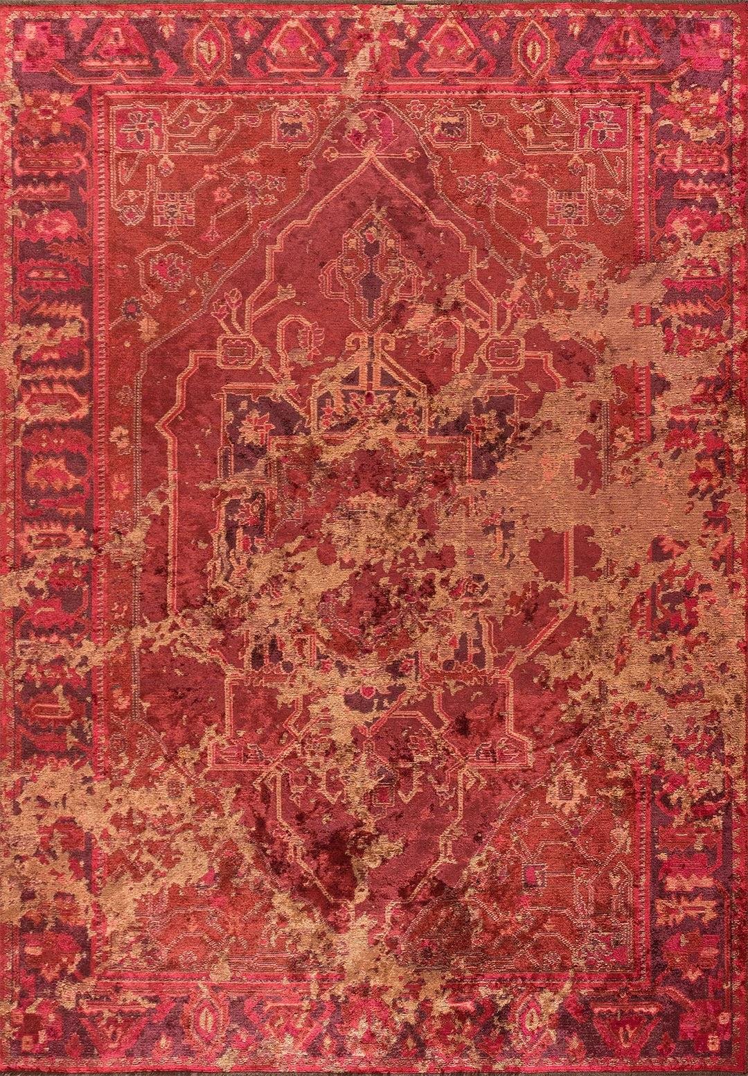 Vellora Magenta - Cherry Red Rug