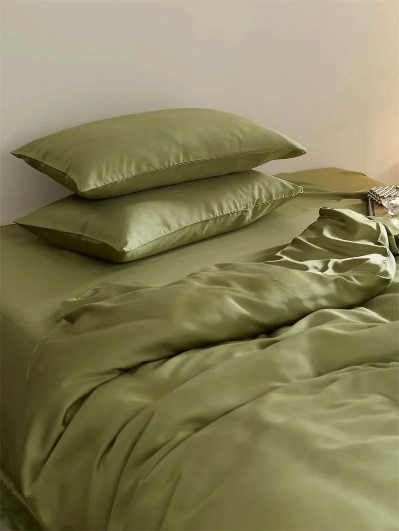 Silky Smooth Solid Color Tencel Bedding Set