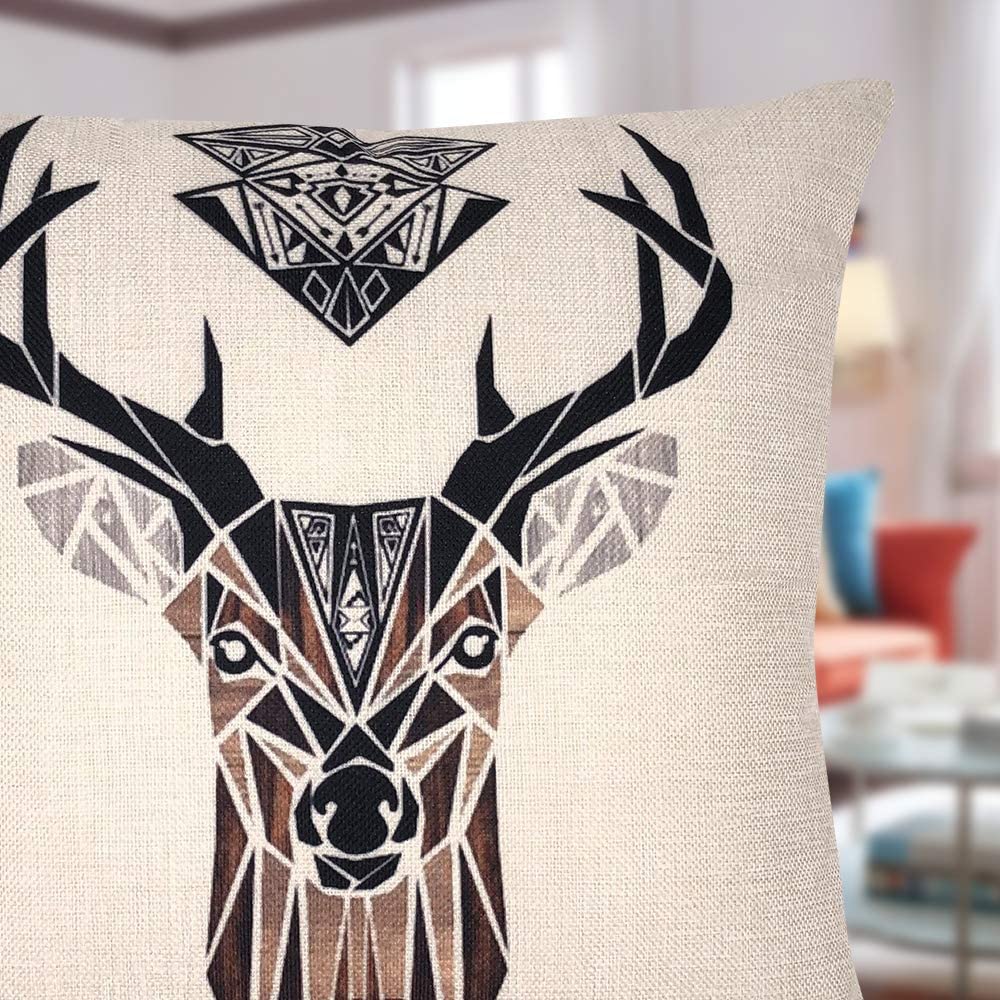 Housses de coussin à motif de cerf