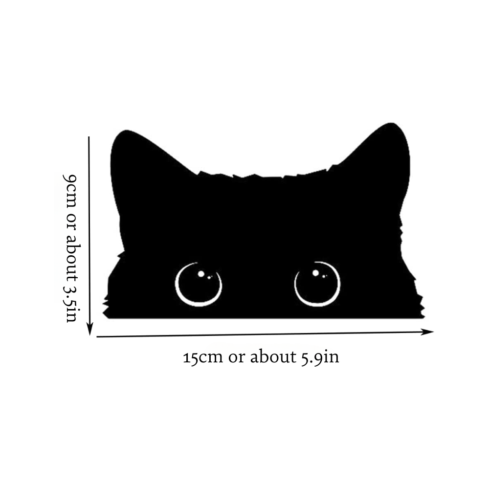 Autocollant de chat sournois