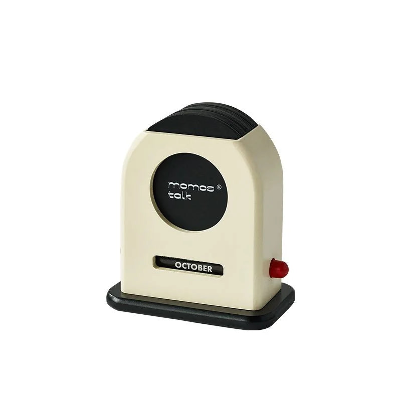 Retro Wooden Perpetual Desk Calendar