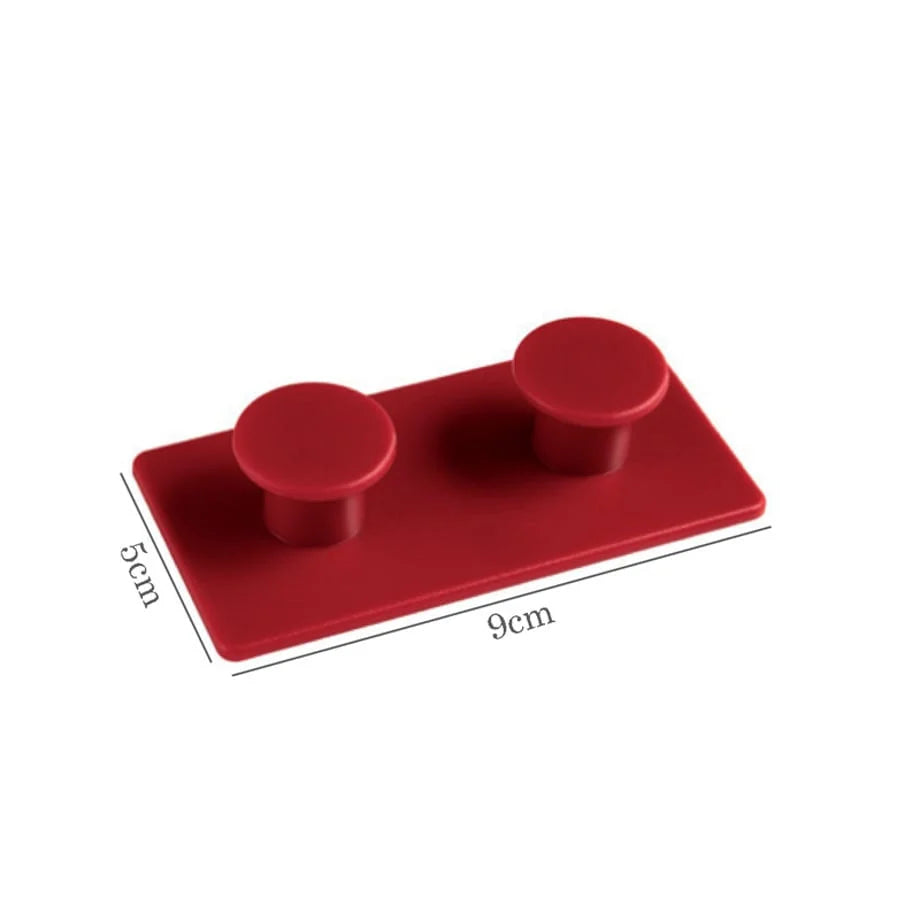 Matte Colorblock ABS Decorative Hooks