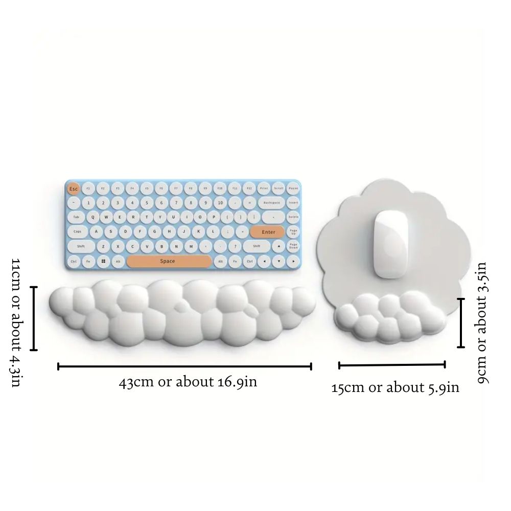 Cloud Cushion-Handauflage (Tastatur + Maus)
