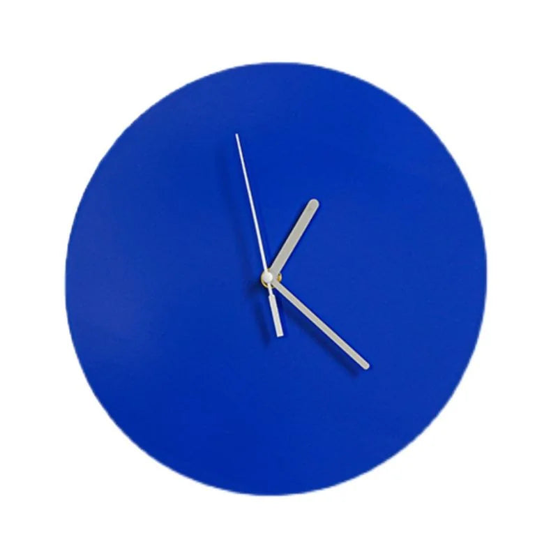 Matte Minimalist Wood Wall Clock