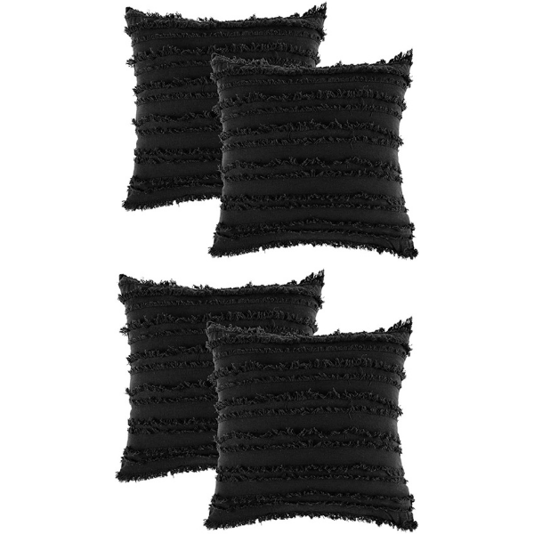 Housses de coussin à volants