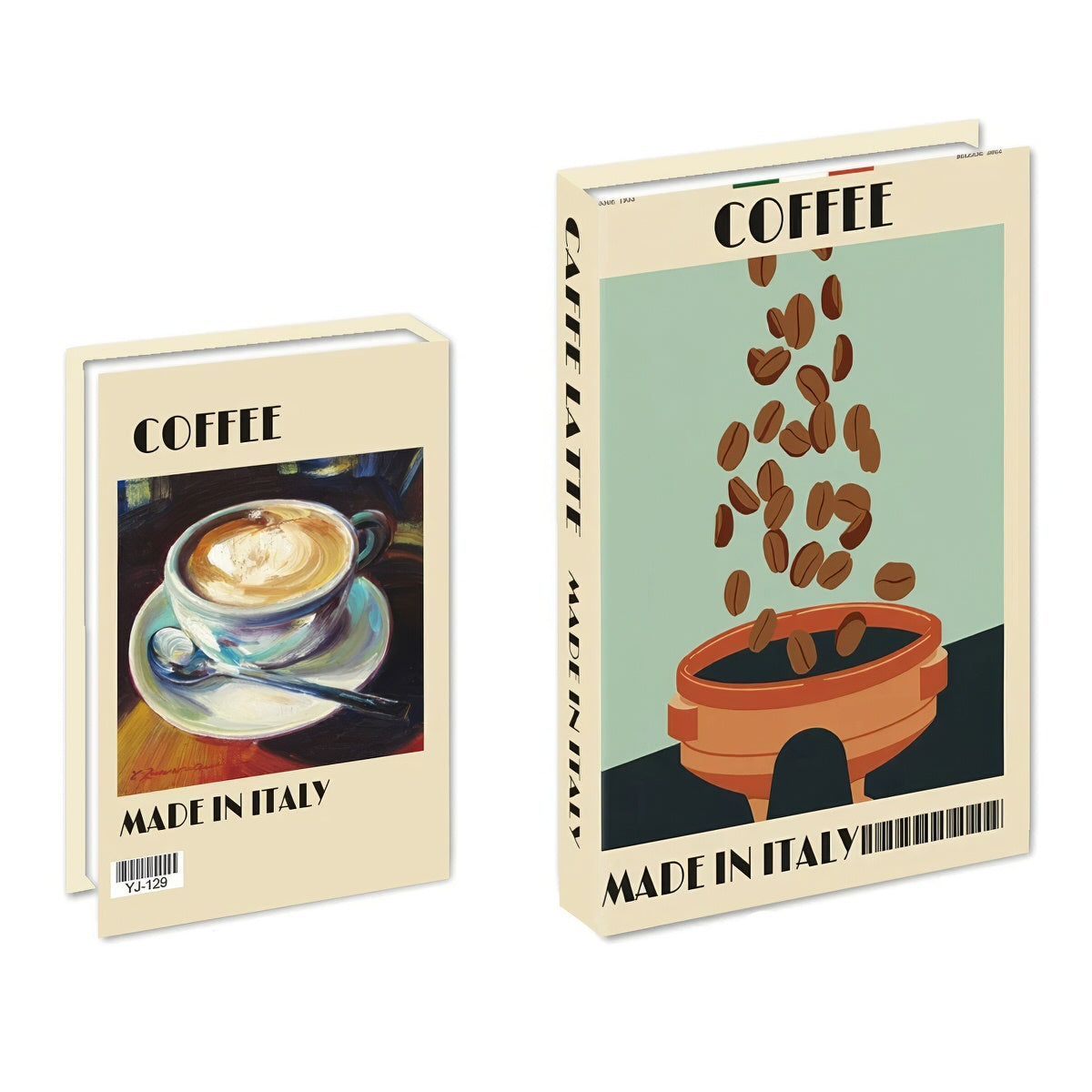 Coffee Time Buchförmige Box