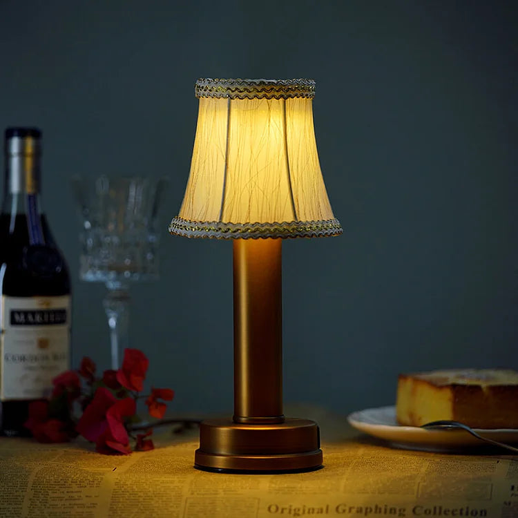 Fabric Shade Cordless Lamp
