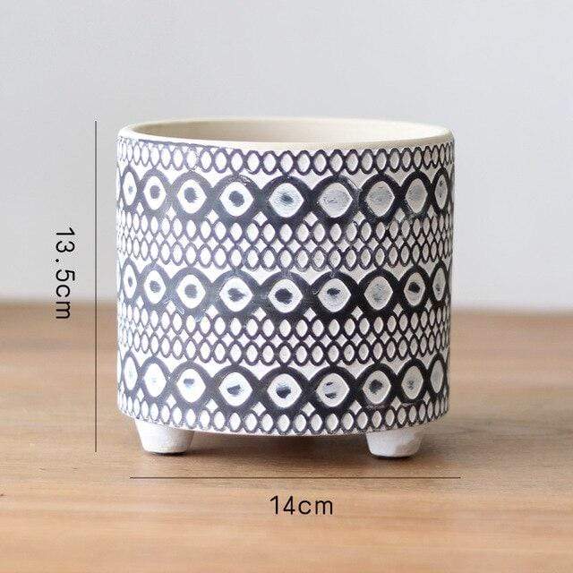 ceramic plant pot with legs Creative Ceramic Flower Pot With Legs