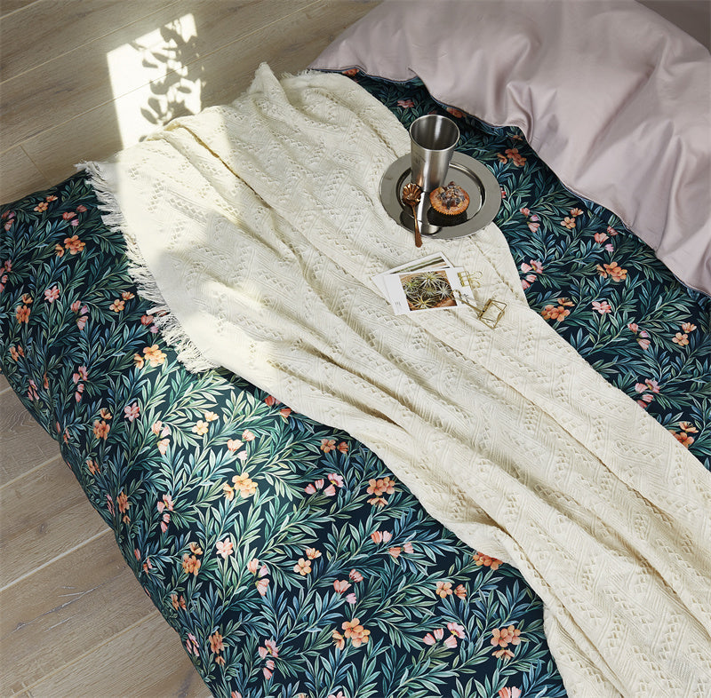 Ebba Floral Ultra Soft Egyptian Cotton Bedding Set