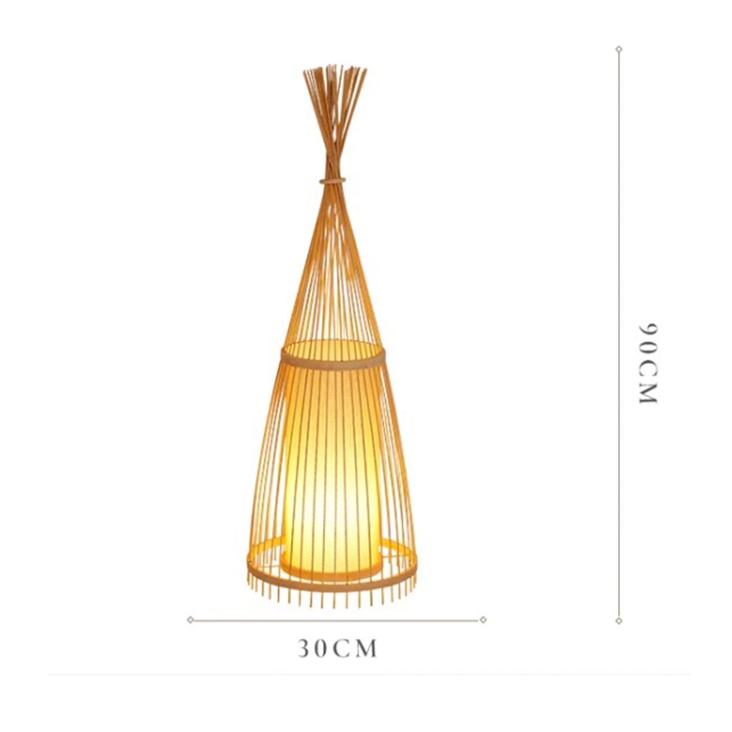 BAJE-2559 Oriental Bamboo Floor Lamp