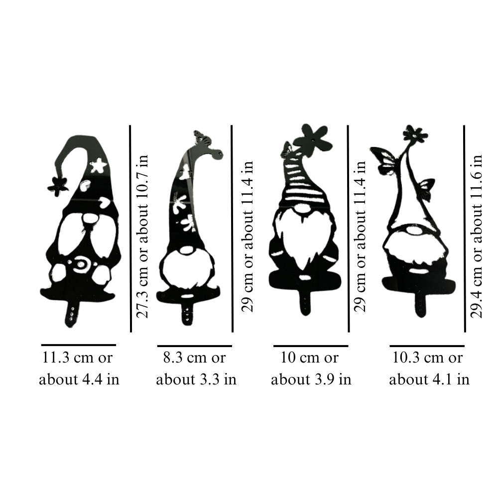 Entzückende Gartenzwerge (4 Stück)