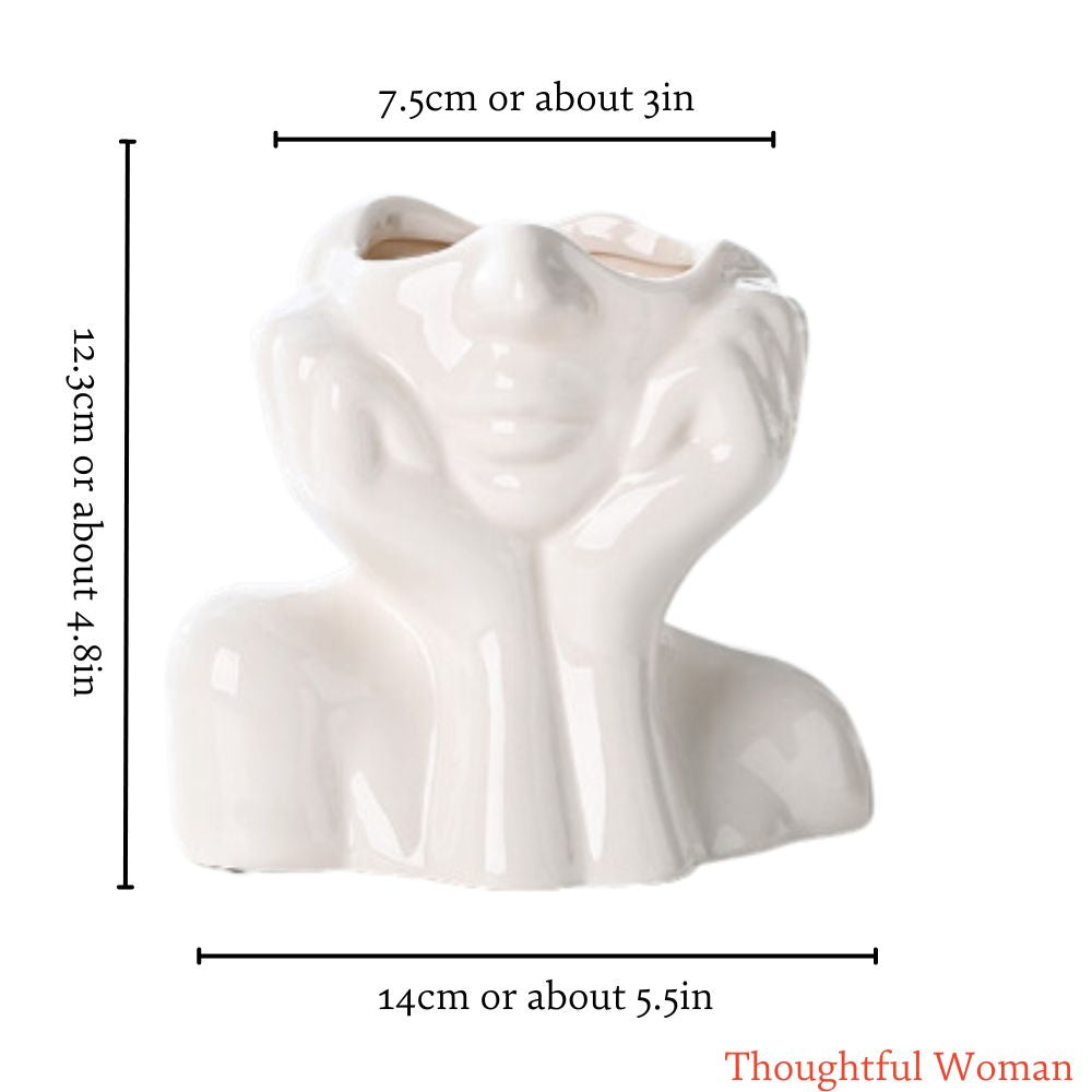 Ensemble de vases en céramique chic (2 vases)