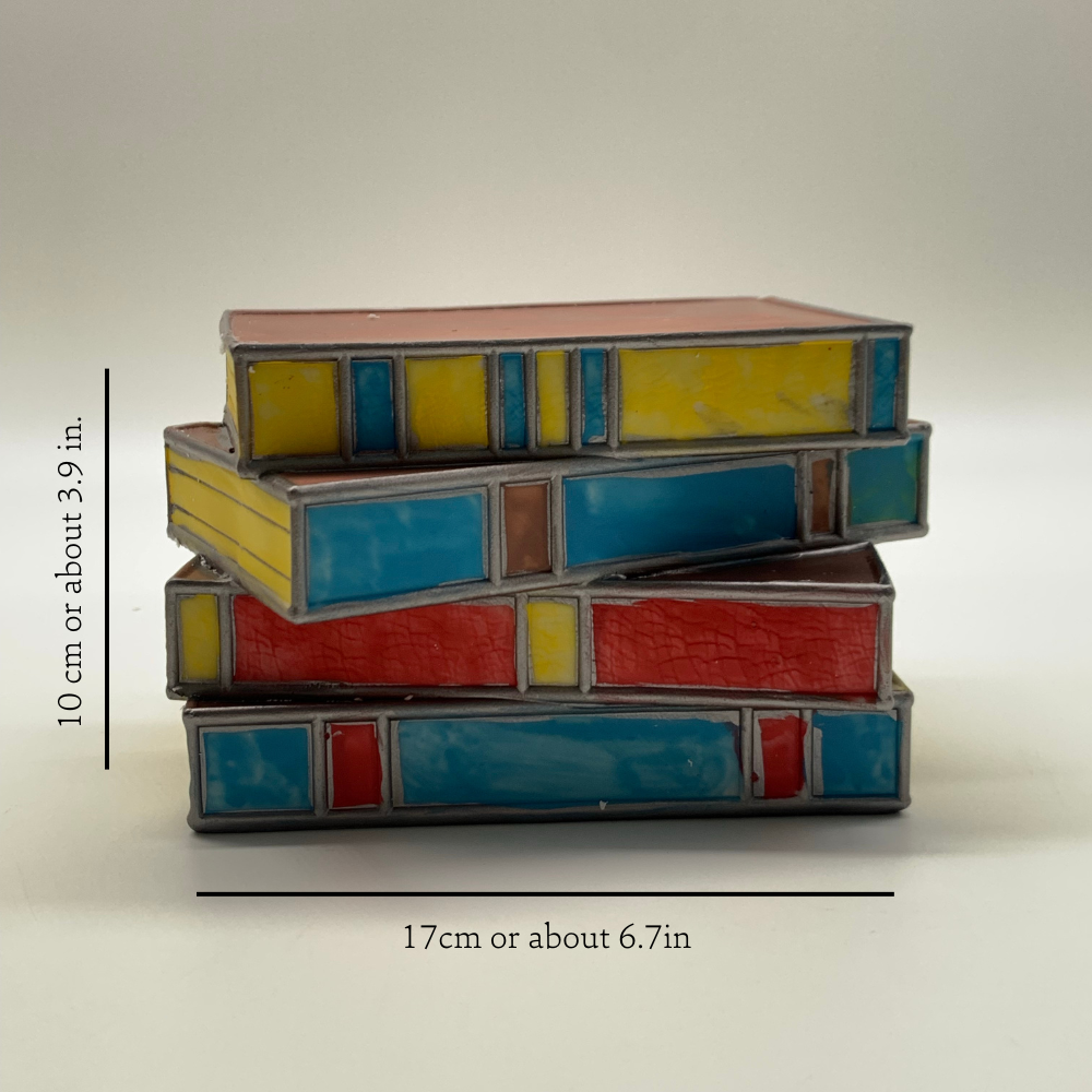 Lampe Livres en Vitrail