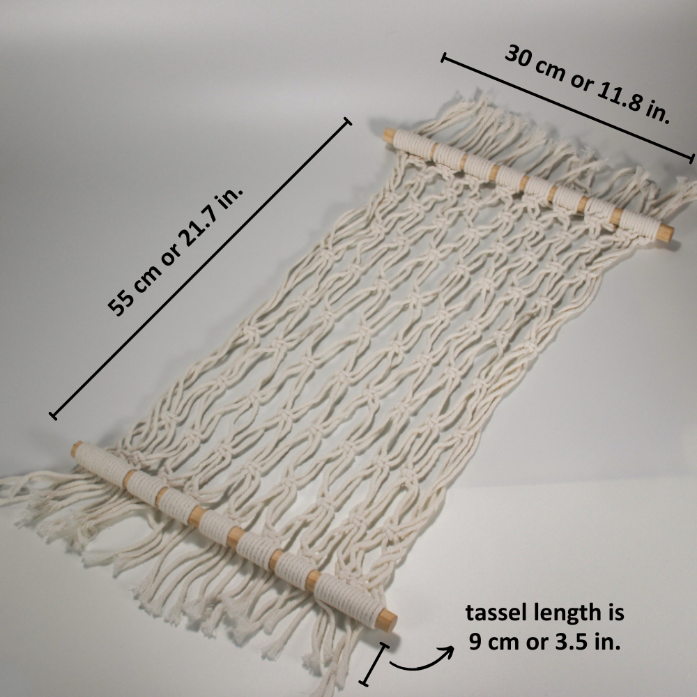 Makramee-Obst-Hängematte
