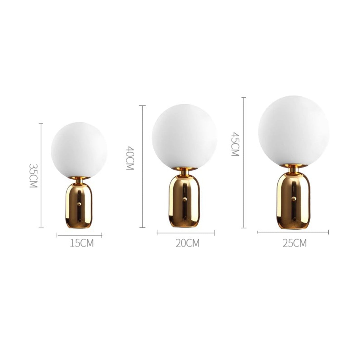 Leuchtende Bogentischlampe