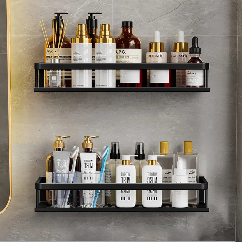 Minimal Black Shower Caddy