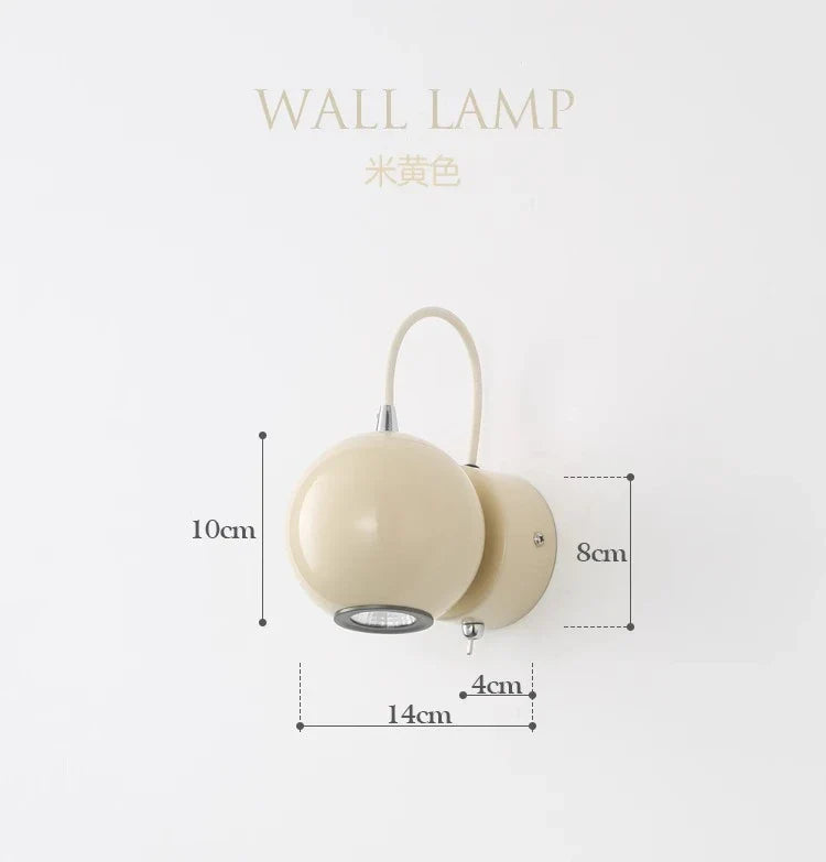 Minimalist Magnetic Bedside & Reading Wall Lamp