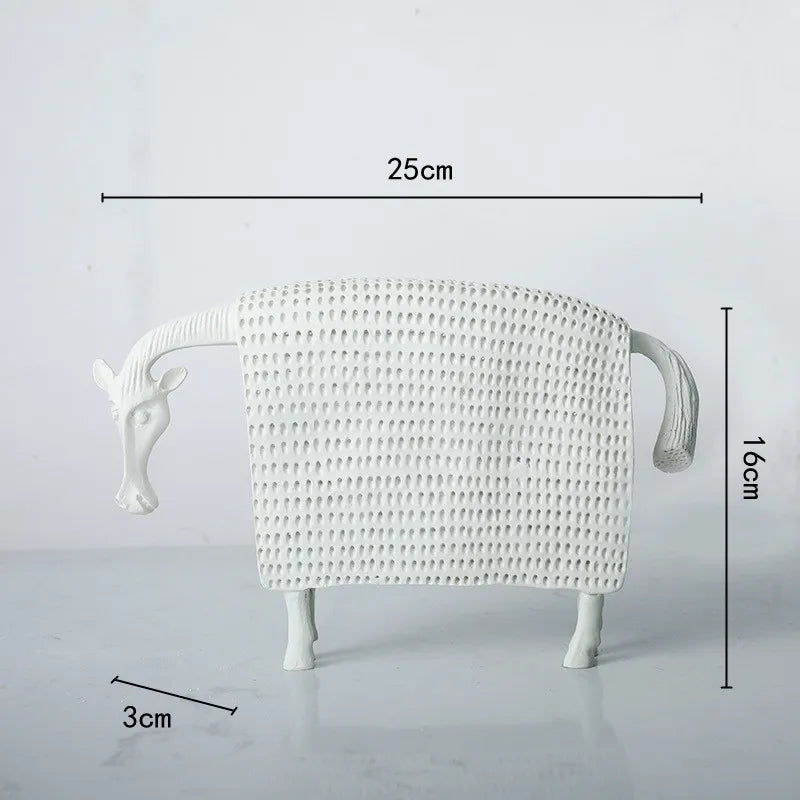 The Textured Block Animal Sculpture