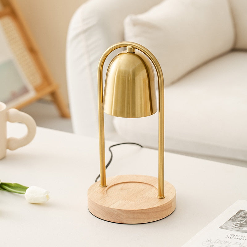 Lampe chauffante électrique de luxe pour bougies