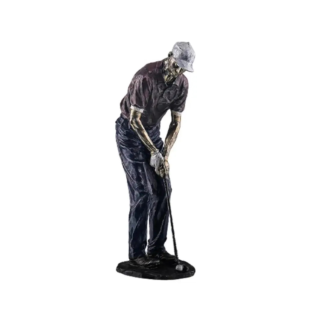 Vintage Golffigur aus Kunstharz
