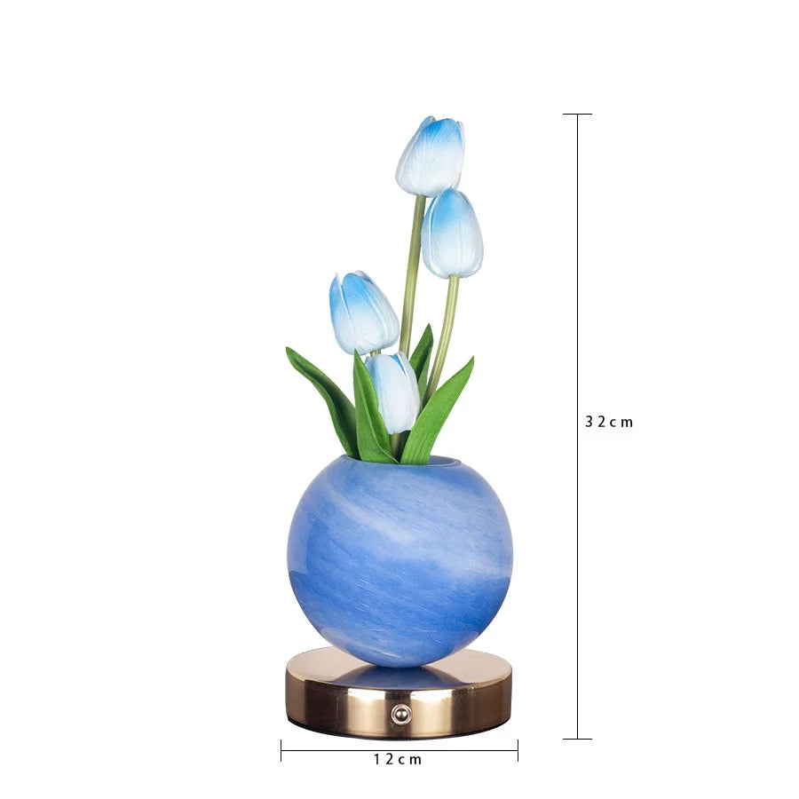 LumiTulip Glow Planet Lamp