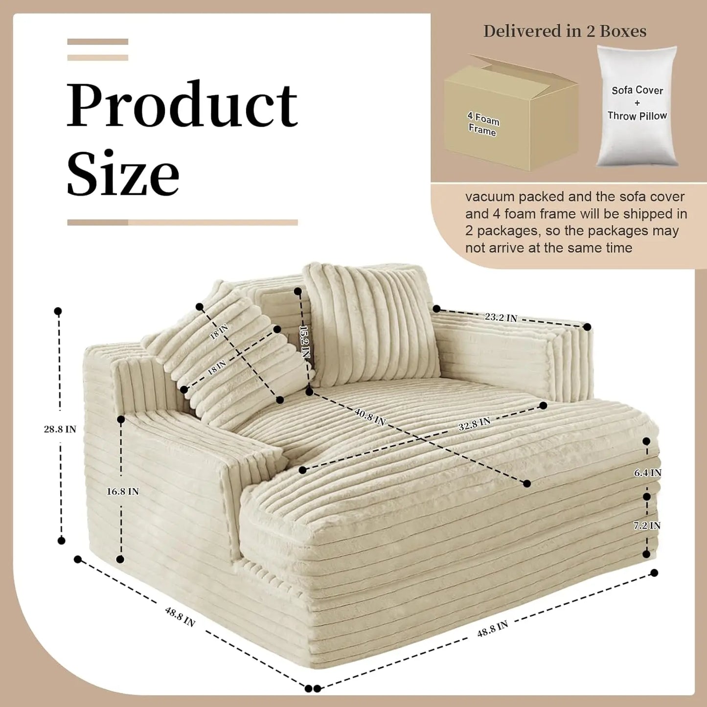 SnuggleSpot 48" Loungesessel