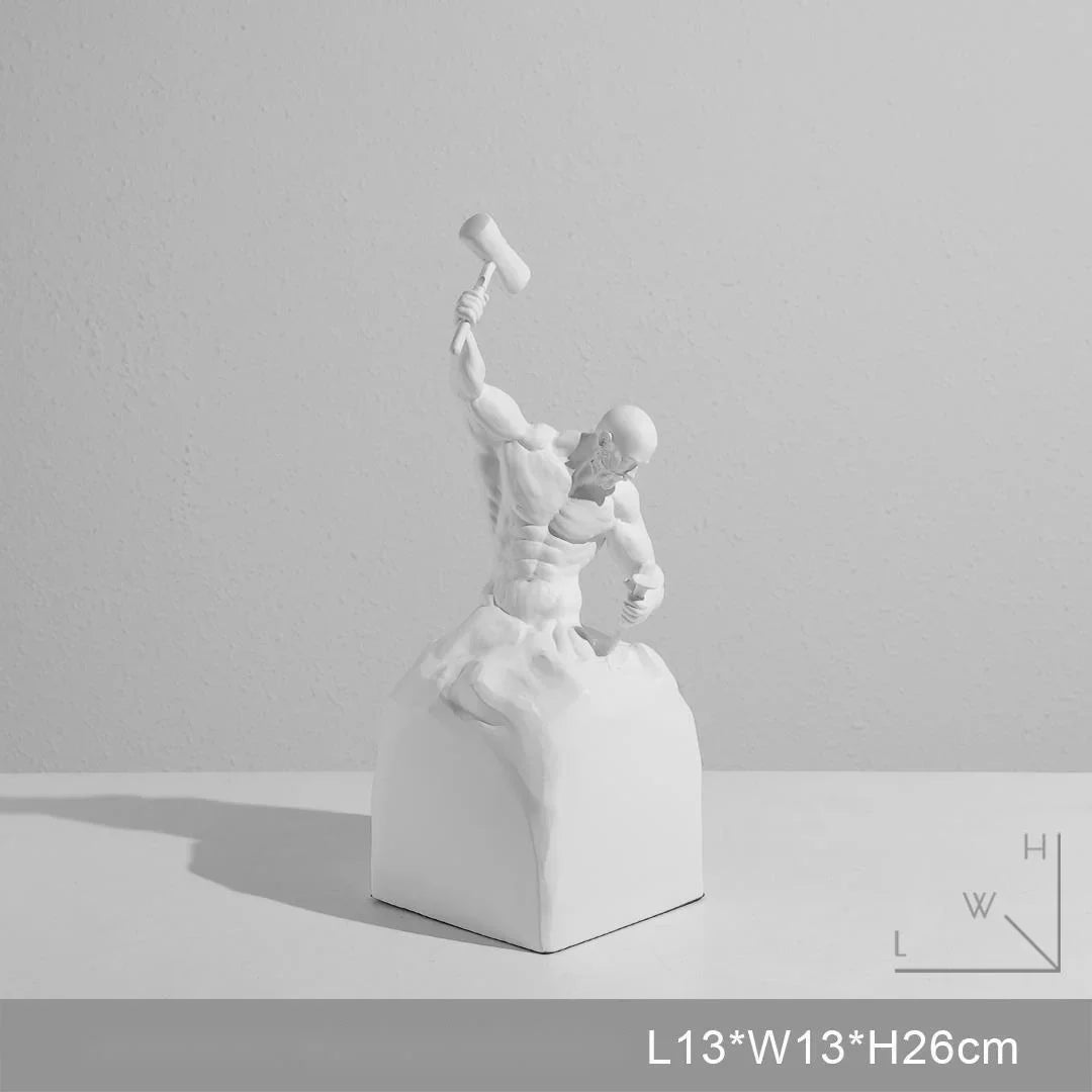 Sculpture abstraite minimaliste moderne