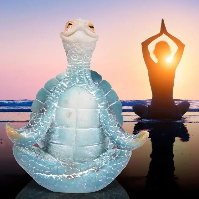 Meditation Sea Turtle Statue