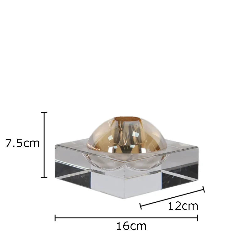 Bocal décoratif en verre et diffuseur d'aromathérapie