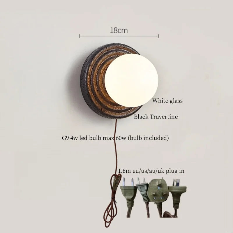 Eclipse Wave Sconce Light