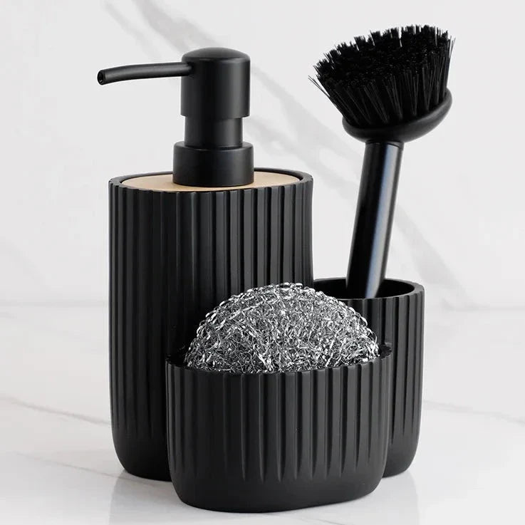 Pleated Soap Pump and Sponge Holder