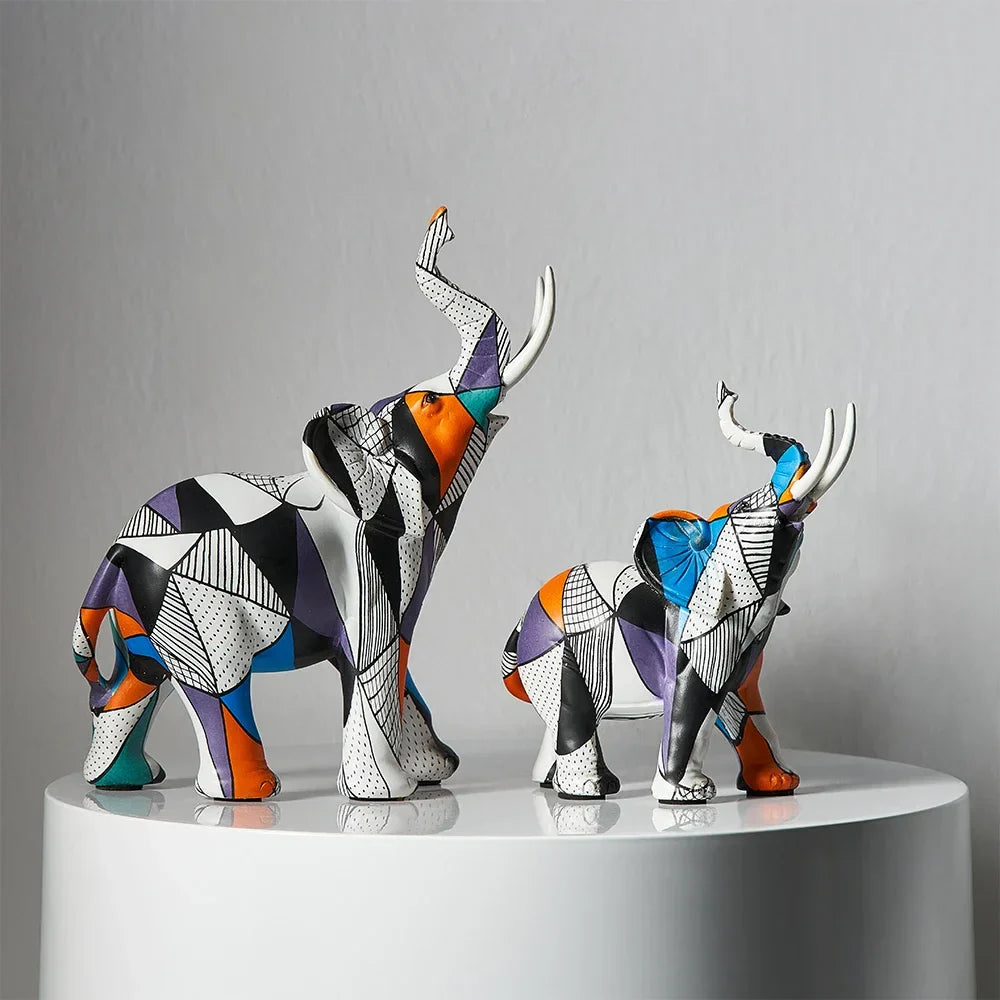 Dazzle Elephant Vivid Figurines