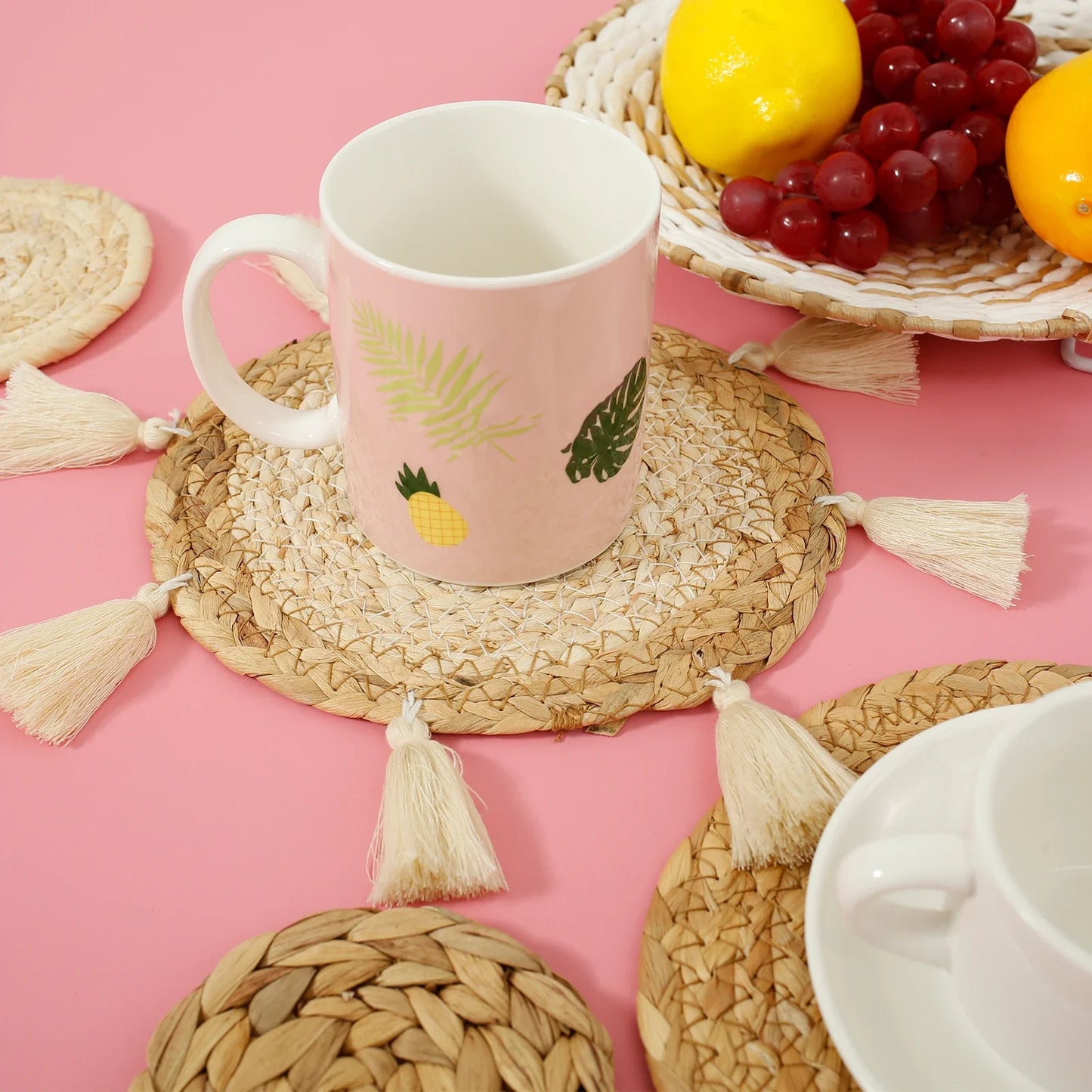 WovenHaven β Rustic Farmhouse Basket Wall Set (7pcs)