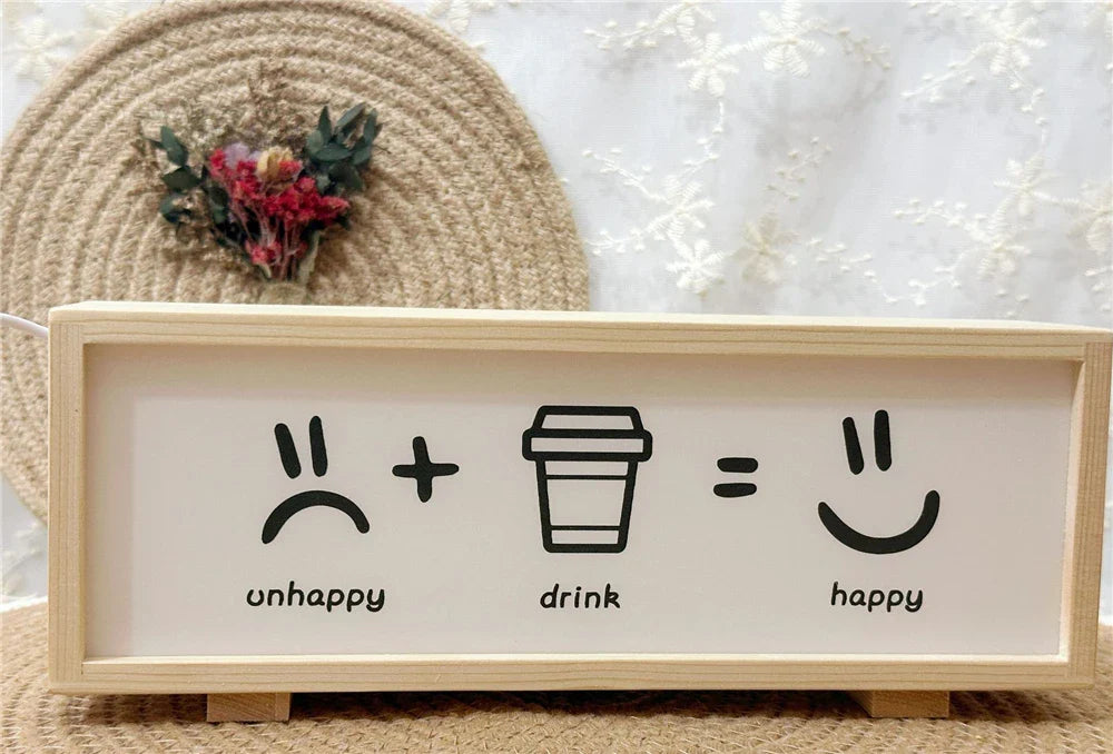 LED-Nachtlicht aus Holz und Acryl