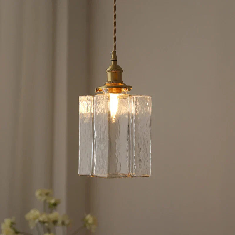 Retro Savoy Glass Pendant Light