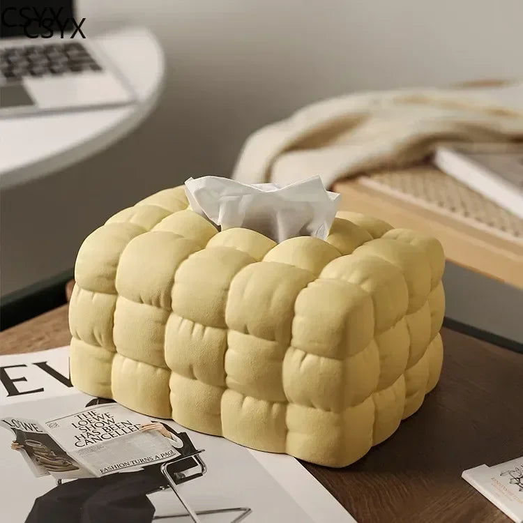 Boîte à mouchoirs en céramique artistique