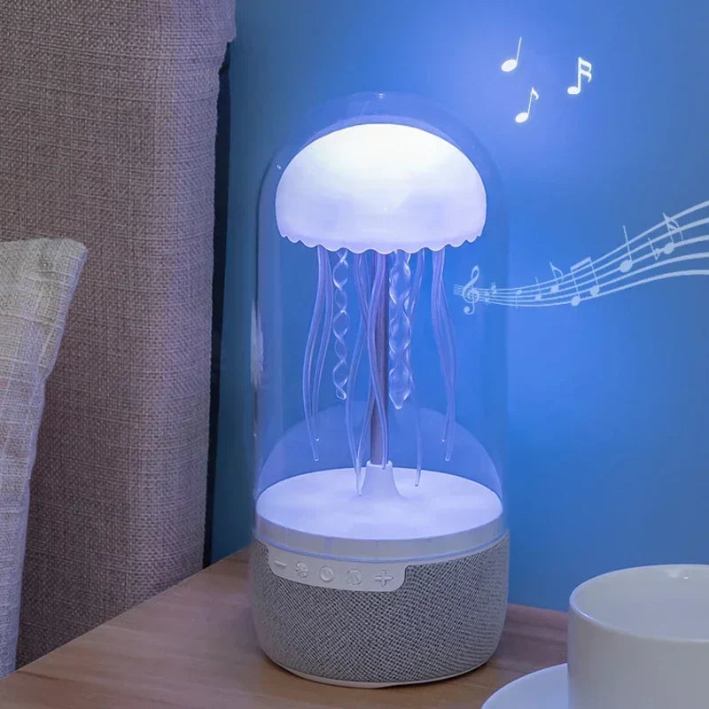 Lampe d'ambiance LED en forme de méduse