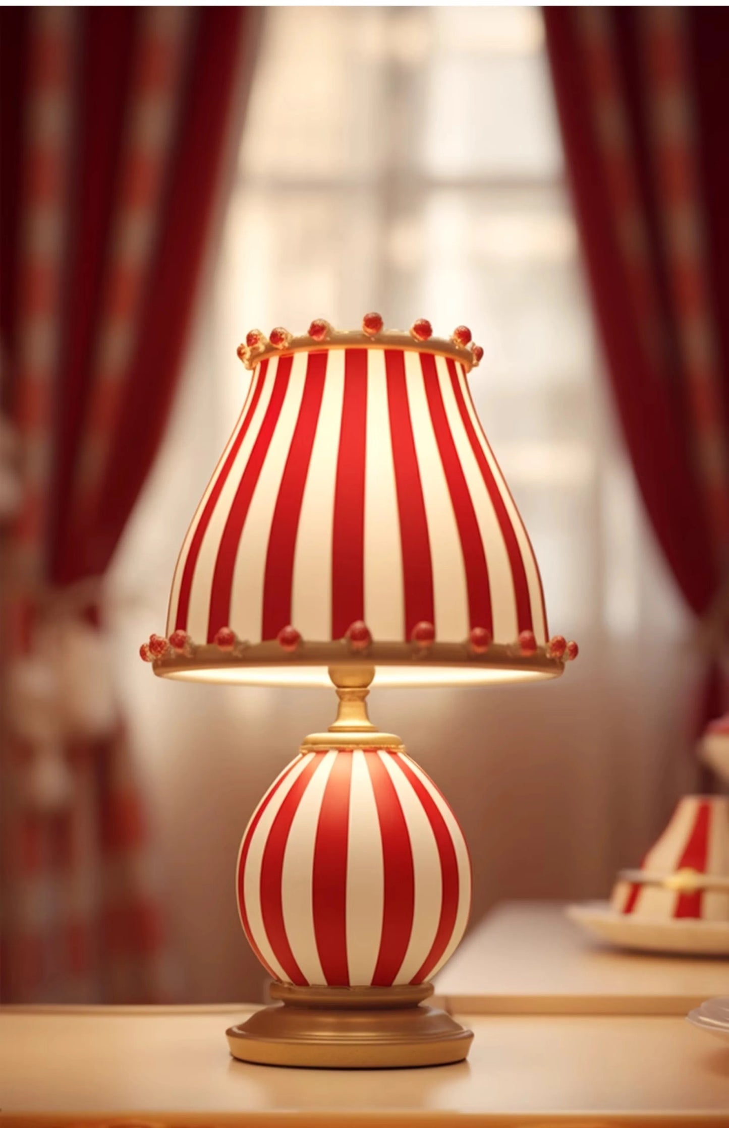 Vom Zirkus inspirierte LED-Tischlampe