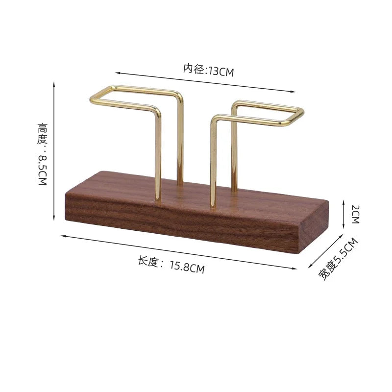 Porte-serviettes en bois moderne