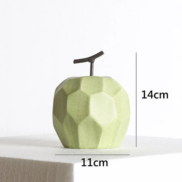 Modern Ceramic Fruit Sculptures