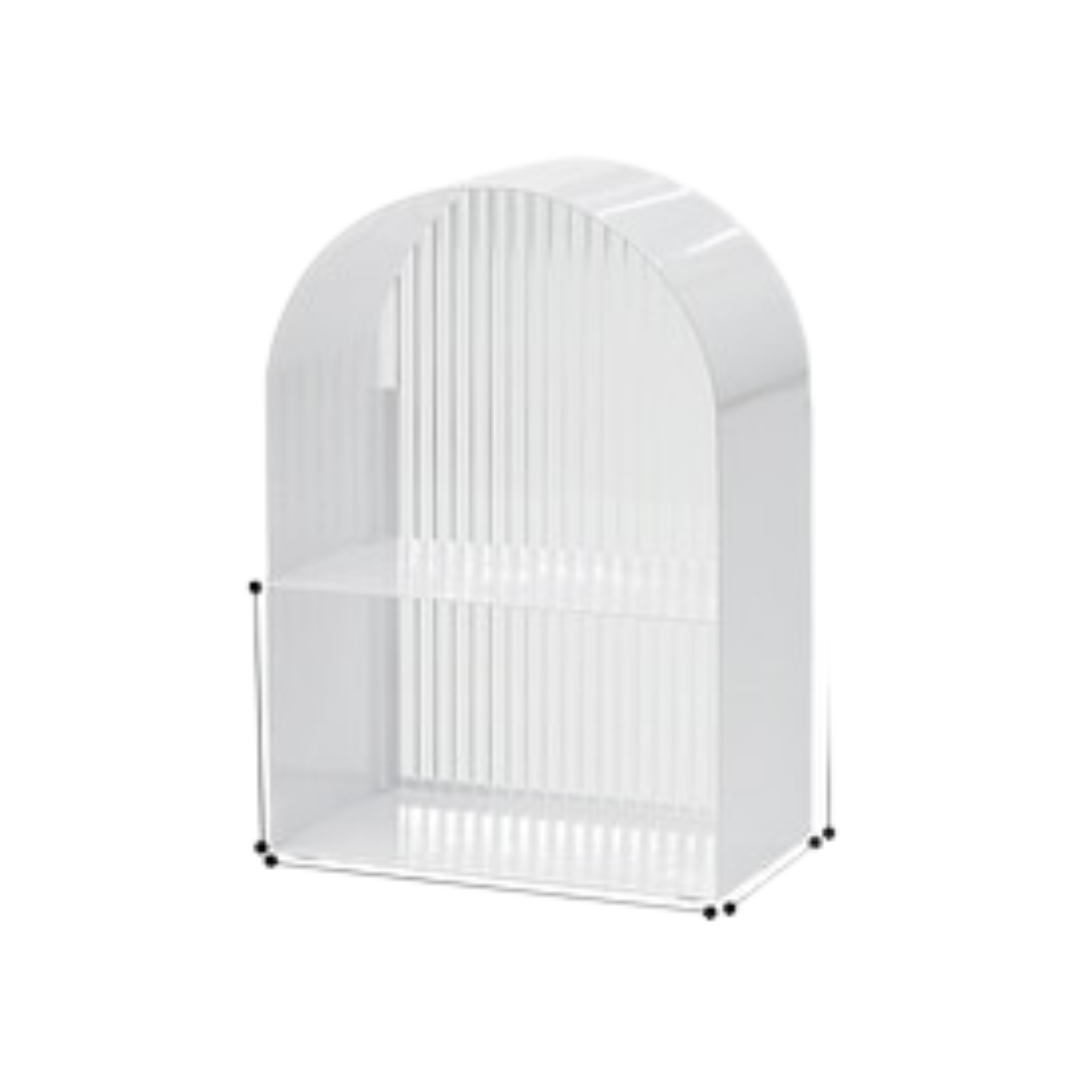 Stilvolles Lagerregal aus Acryl