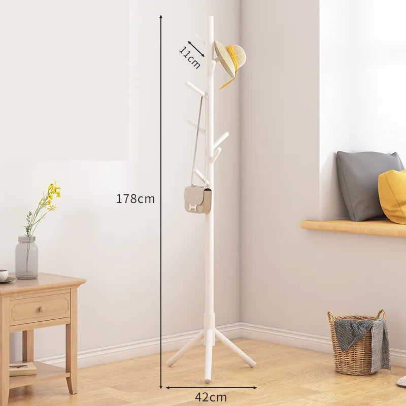 Wooden Freestanding Coat Rack