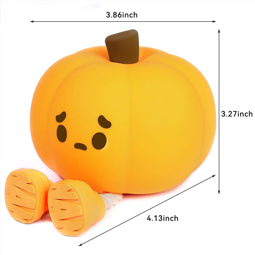 Lampe citrouille en silicone pour Halloween