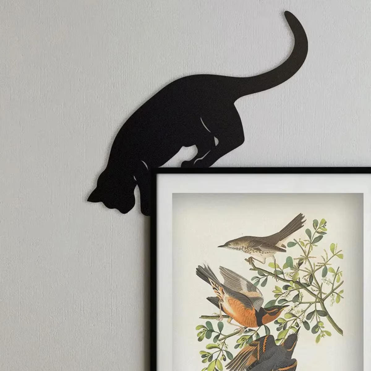 Black Cat Door Frame Decor
