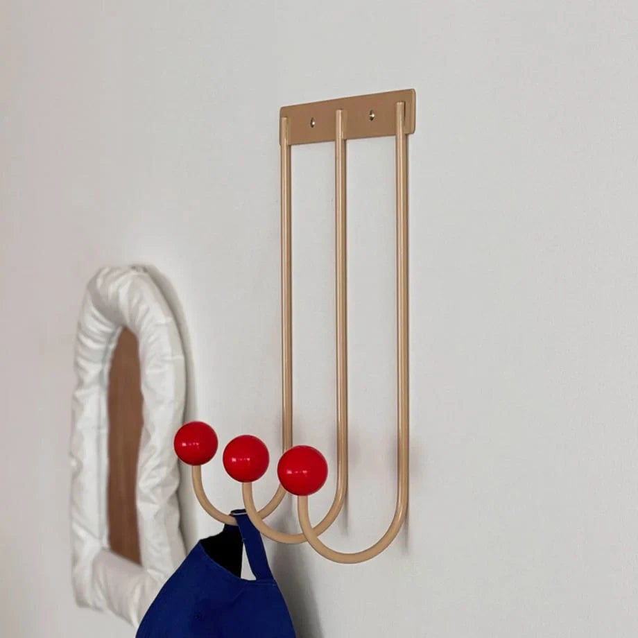Smooth Color Block Metal Wall Hooks