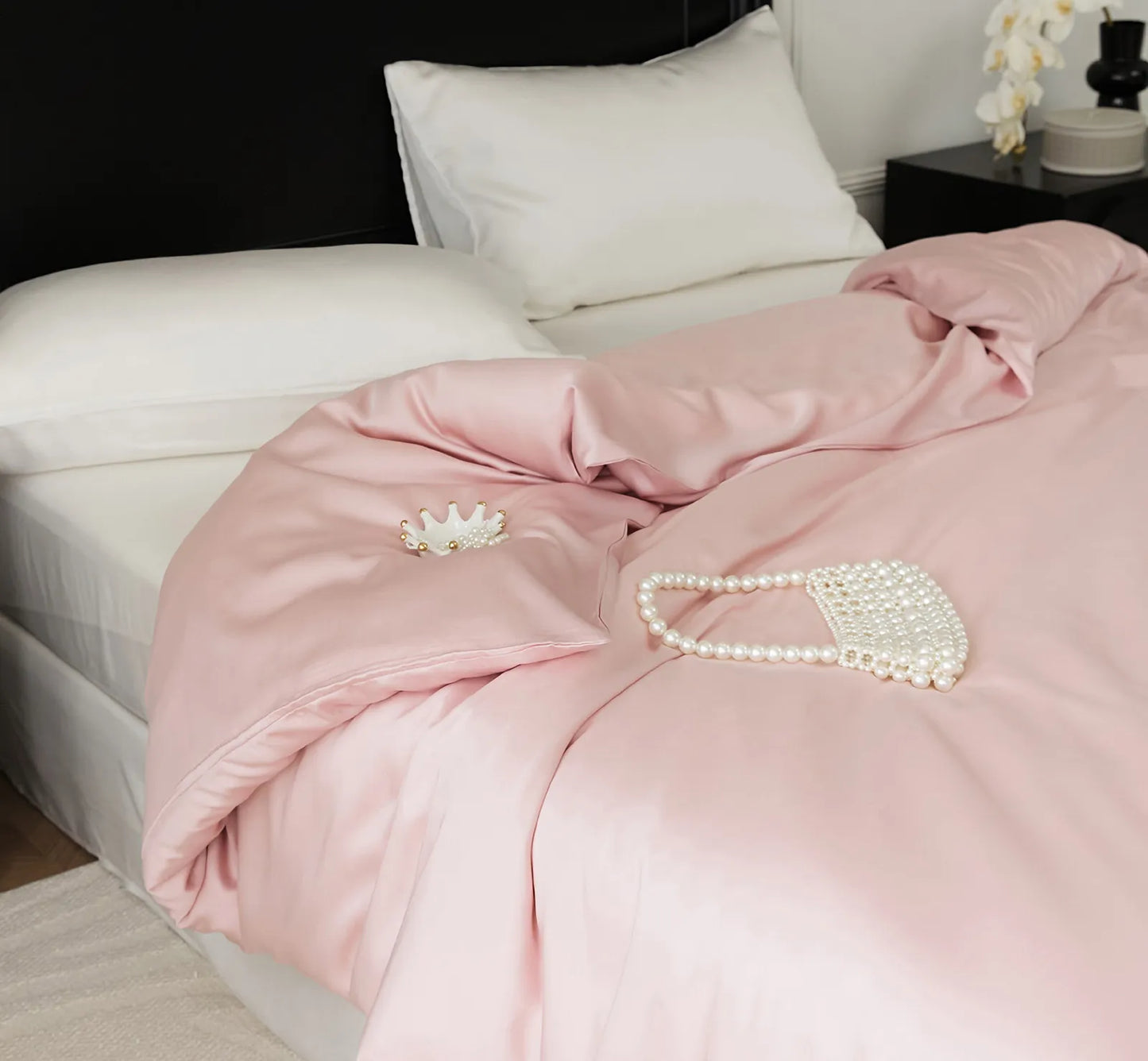 Calm Pastel Two-Tone Cooling Tencel Duvet Cover