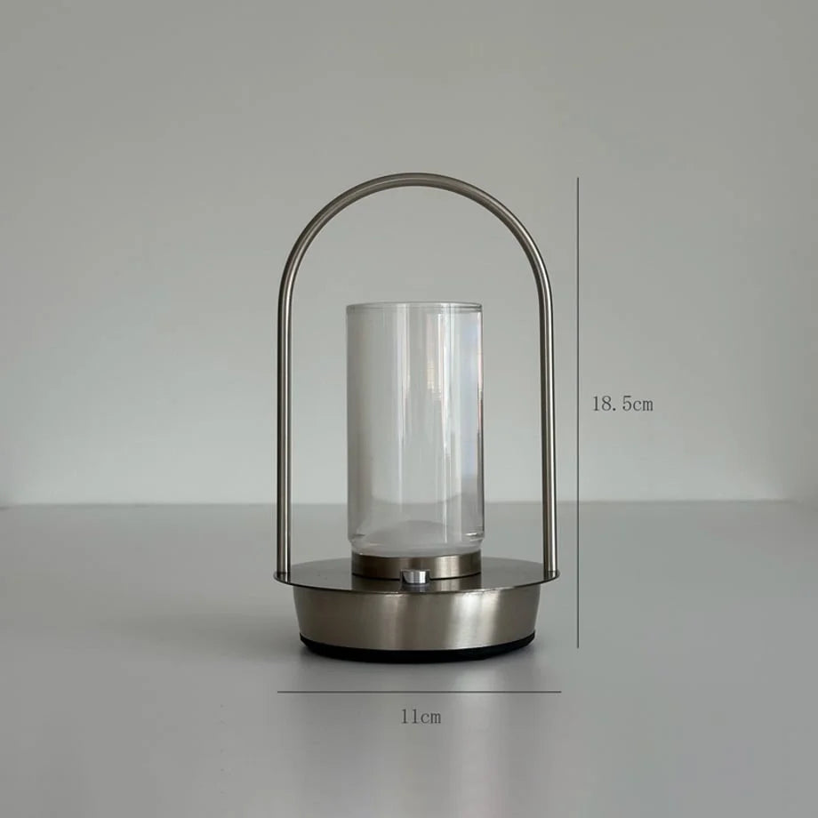 Minimalist Arch Metal Portable Table Lamp